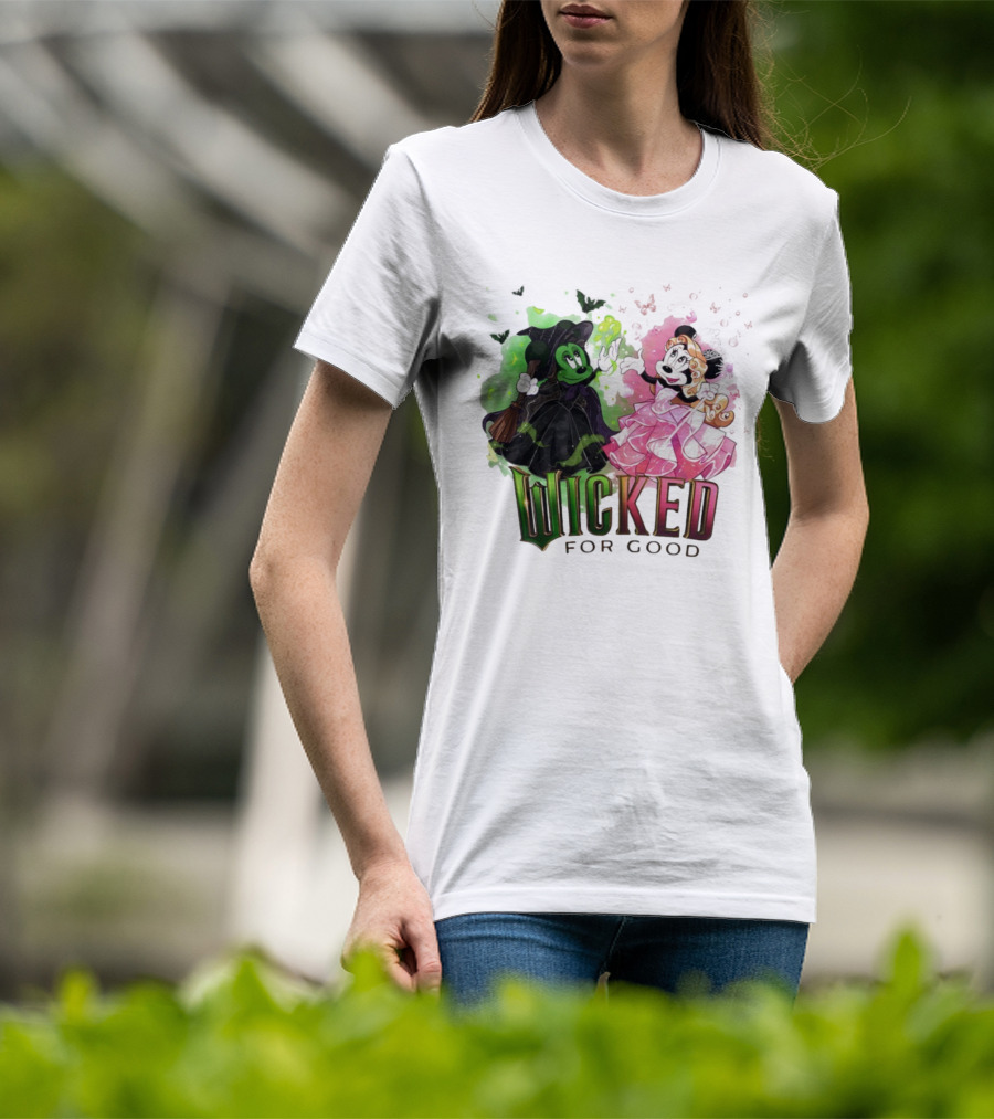 Wicked For Good Minnie Mouse Disney Mashup T-Shirt