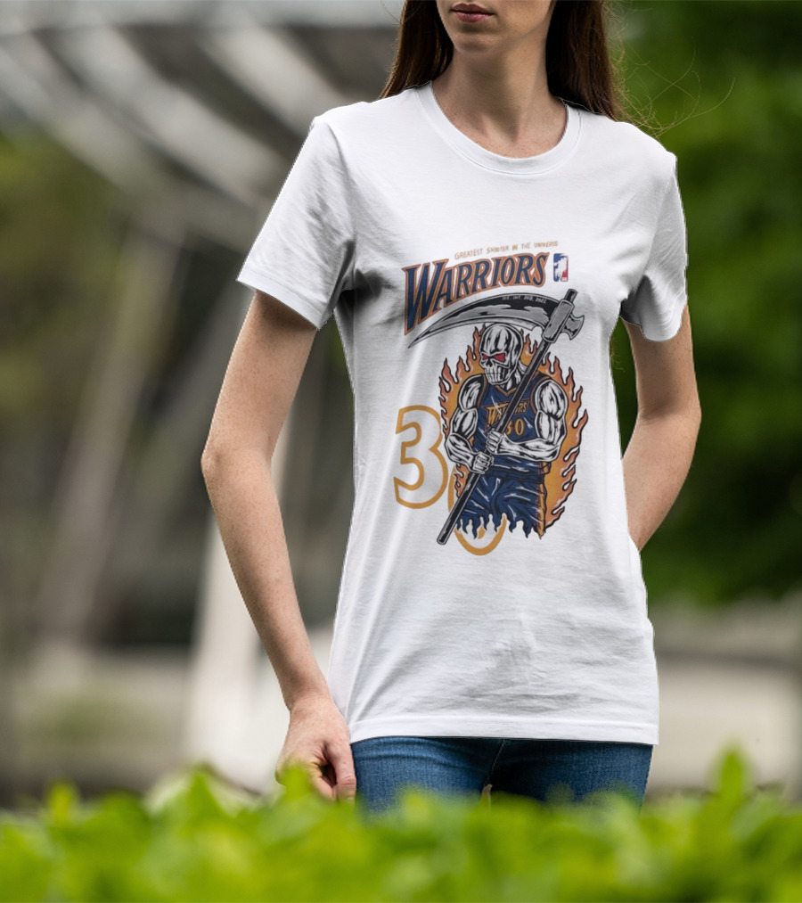 Warriors Greatest Shooter Universe Warren Lotas Reaper 30 T-Shirt