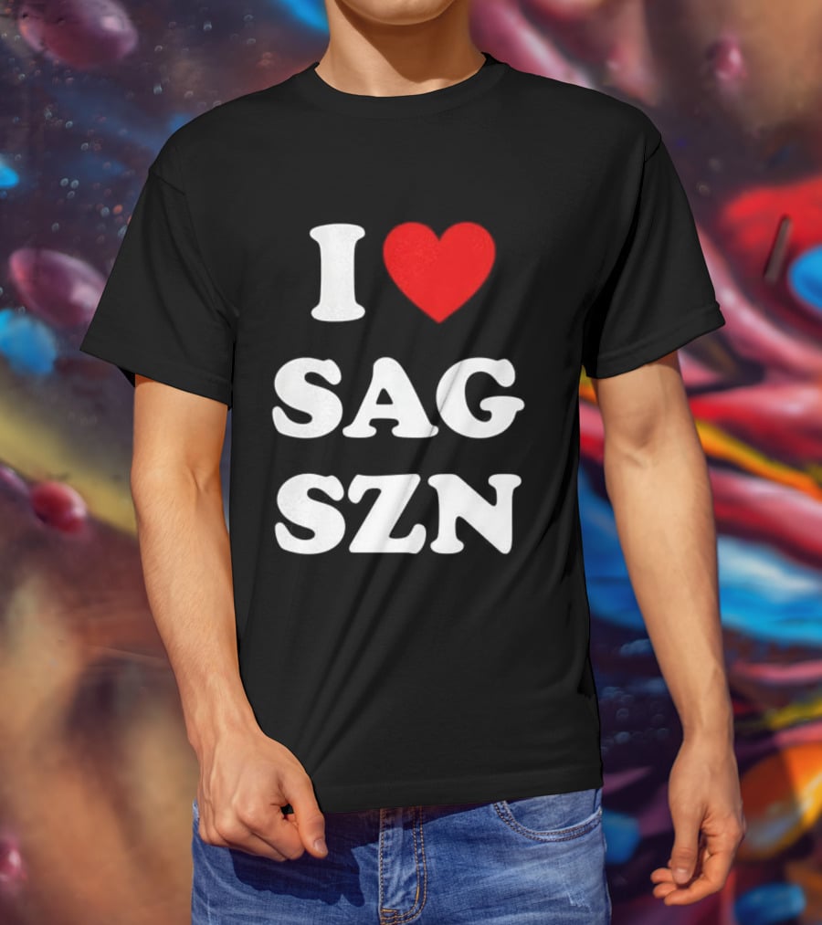 I Love Sagittarius Season Zodiac Enthusiast T-Shirt