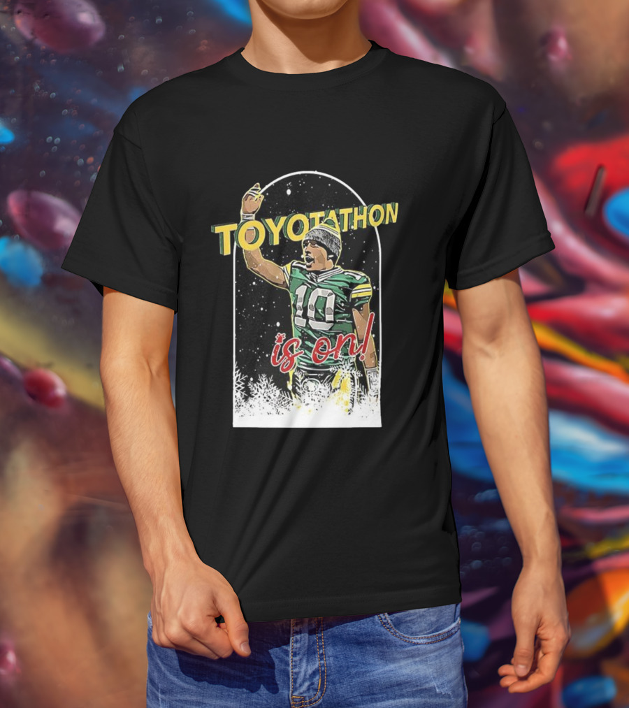 Toyotathon Is On Jordan Love Green Bay Packers Christmas T-Shirt