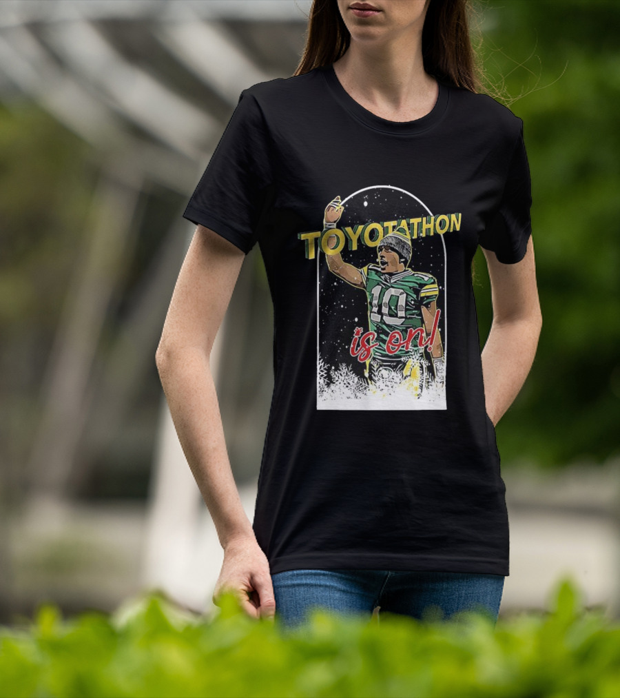 Toyotathon Is On Jordan Love Green Bay Packers Christmas T-Shirt