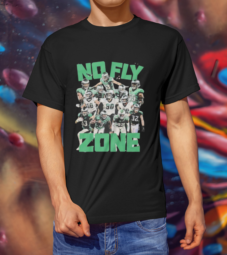 Philadelphia Eagles No Fly Zone Players Team Spirit T-Shirt