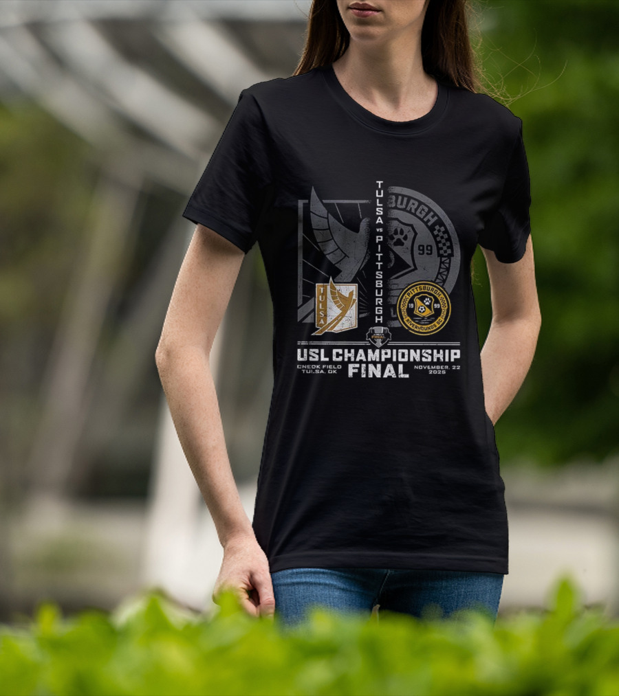 Tulsa Vs Pittsburgh USL Championship Final 2025 T-Shirt