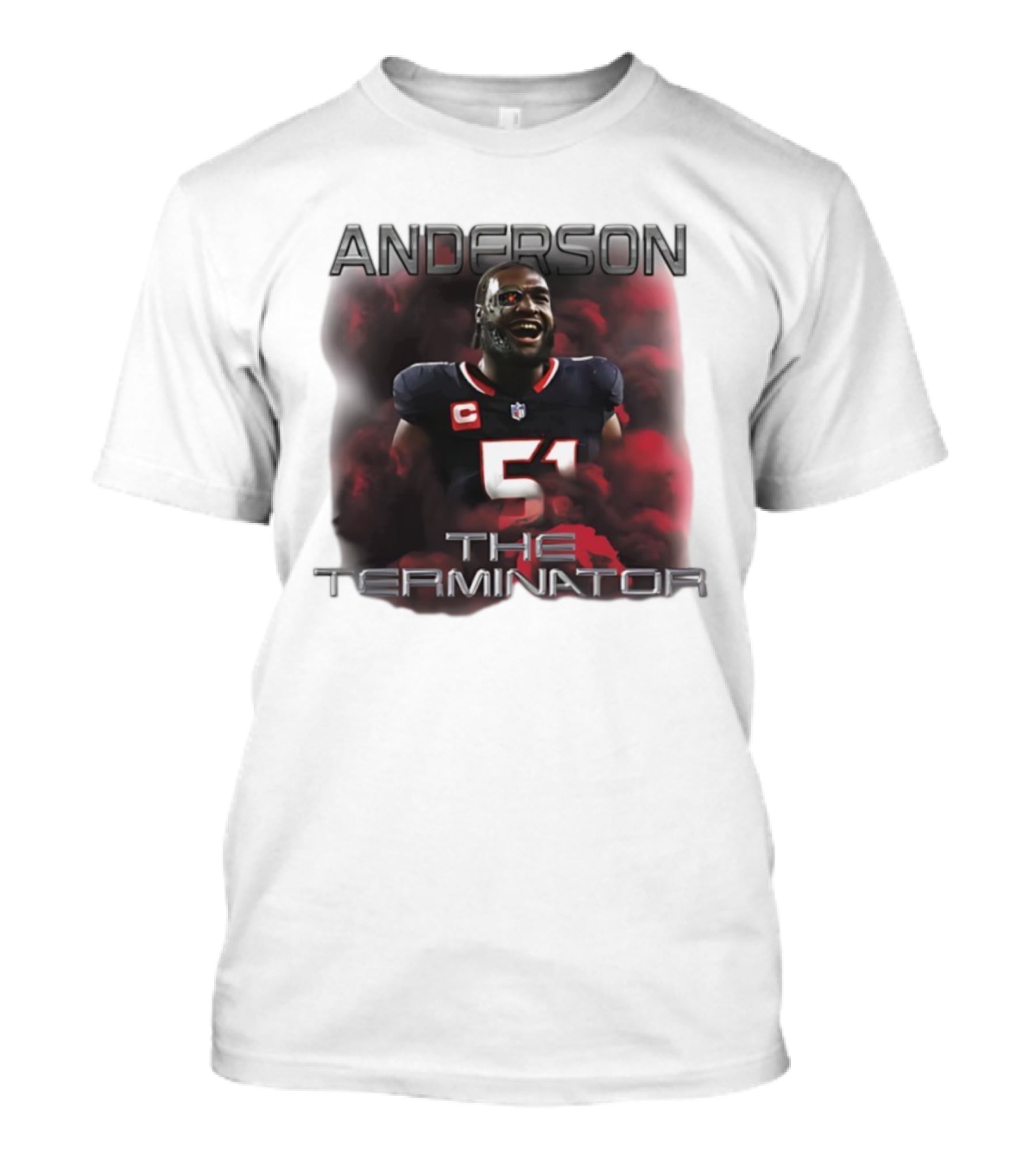 ANDERSON 51 THE TERMINATOR NFL FOOTBALL T-Shirt