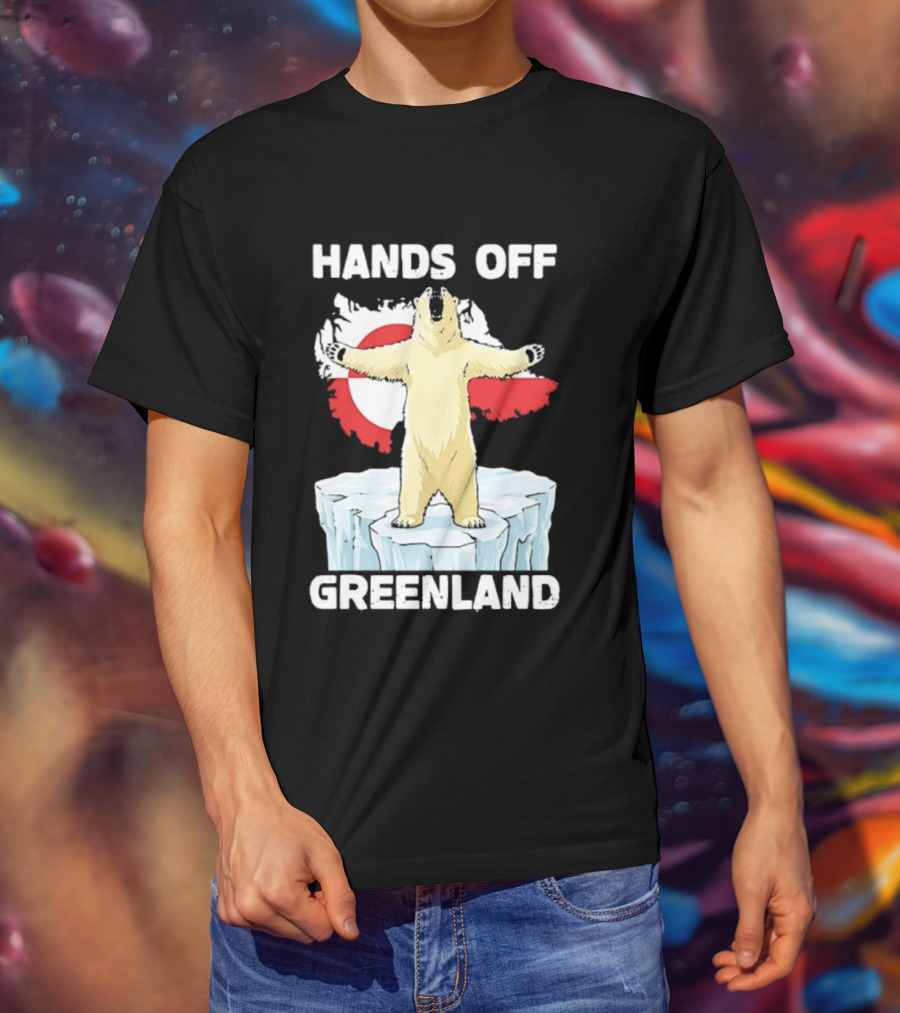 Hands Off Greenland Polar Bear On Iceberg T-Shirt