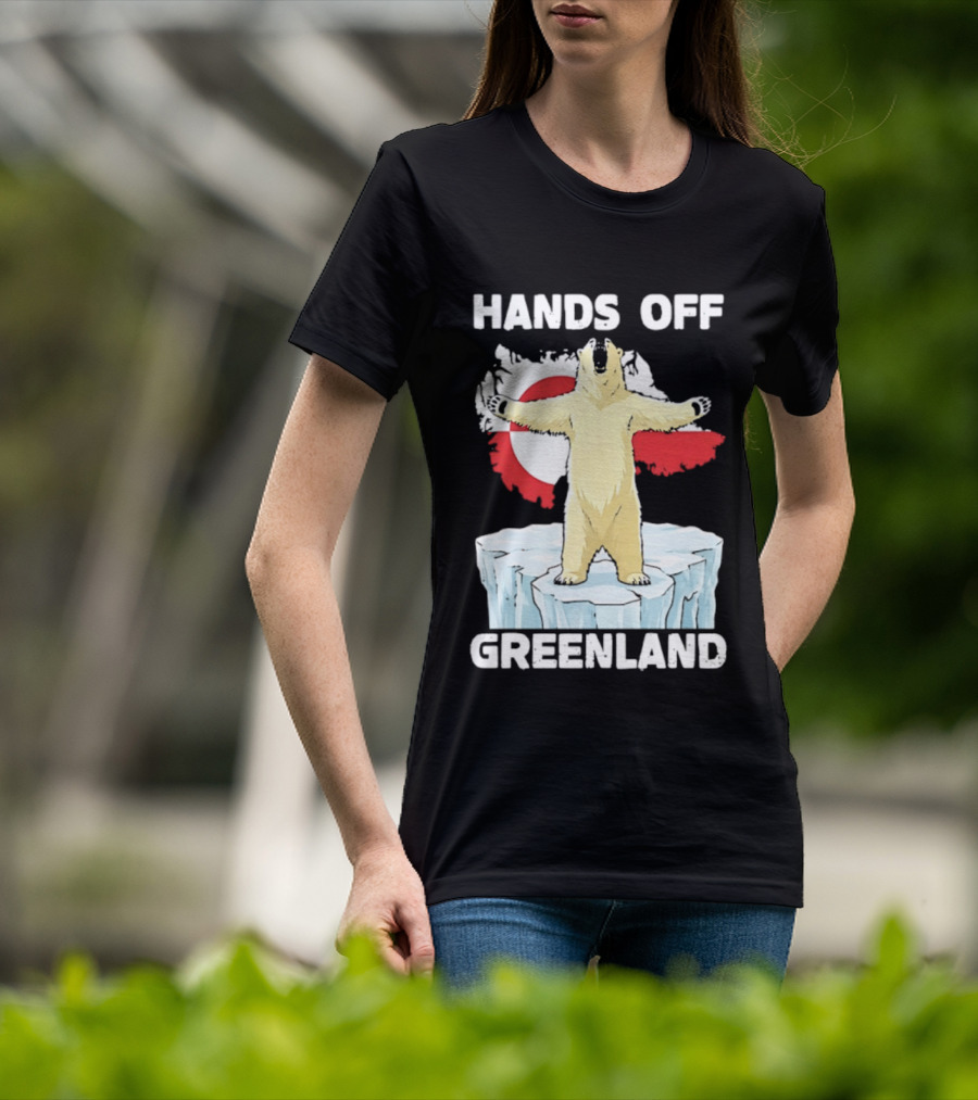 Hands Off Greenland Polar Bear On Iceberg T-Shirt
