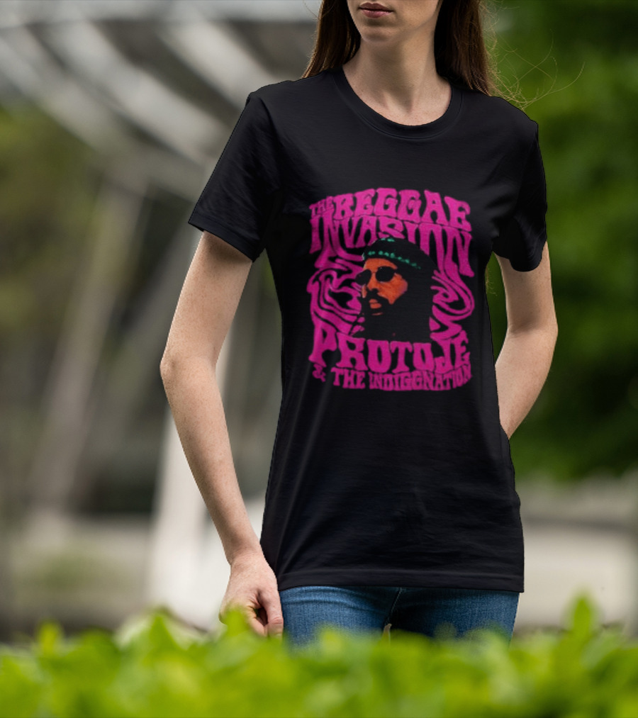 Reggae Invasion Tour UK 2026 Protoje And The Indiggnation T-Shirt