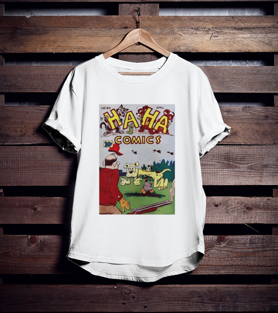 Ha Ha Comics No 64 April 10 Cent Vintage Cover T-Shirt