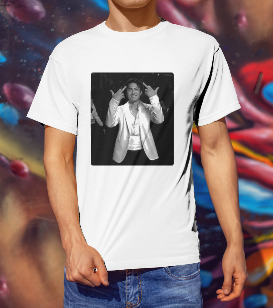 Hudson Williams Glambot Heated Rivalry Jacket Gesture T-Shirt