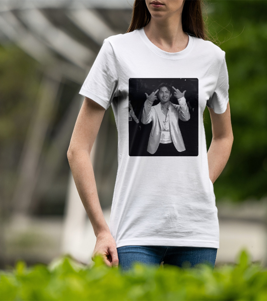 Hudson Williams Glambot Heated Rivalry Jacket Gesture T-Shirt
