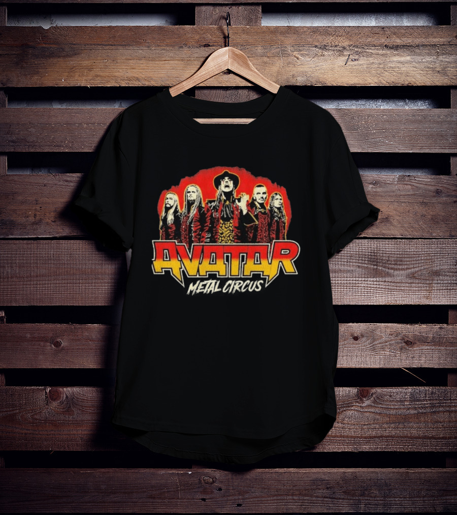Avatar Metal Circus Band Red Yellow Outfit Ensemble T-Shirt