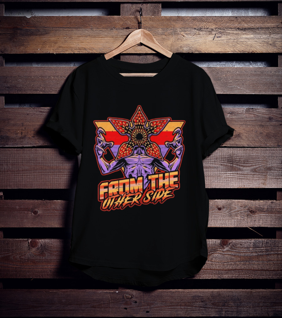 From The Other Side Dimensional Monster Vaporwave T-Shirt