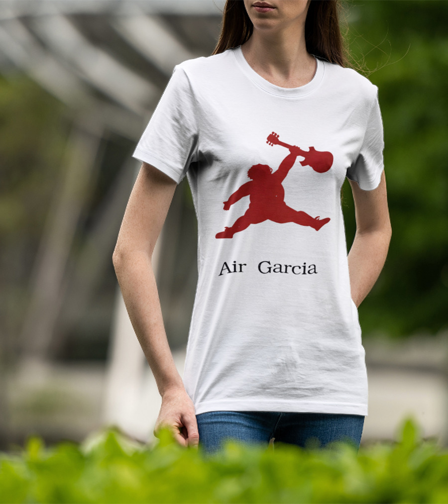 Air Garcia Jerry Garcia Silhouette Iconic Rock Legend T-Shirt