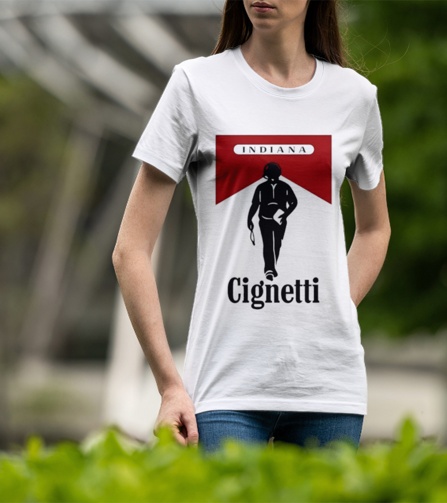 Indiana Cignetti Coach Marlboro Cigarette T-Shirt