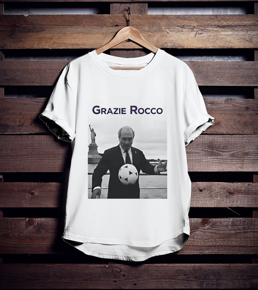 Grazie Rocco Commisso Statue Of Liberty Soccer T-Shirt
