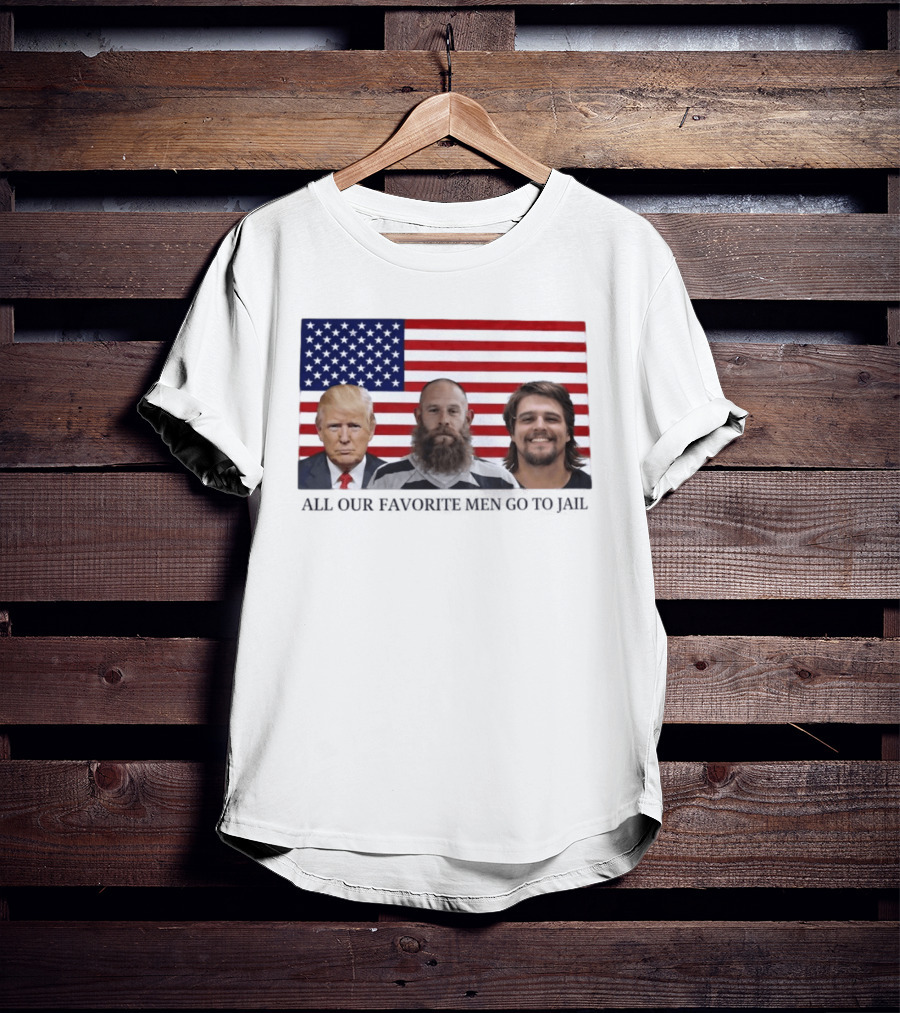Trump Jeremy Best Kid Rock Favorite Men Jail USA Flag T-Shirt