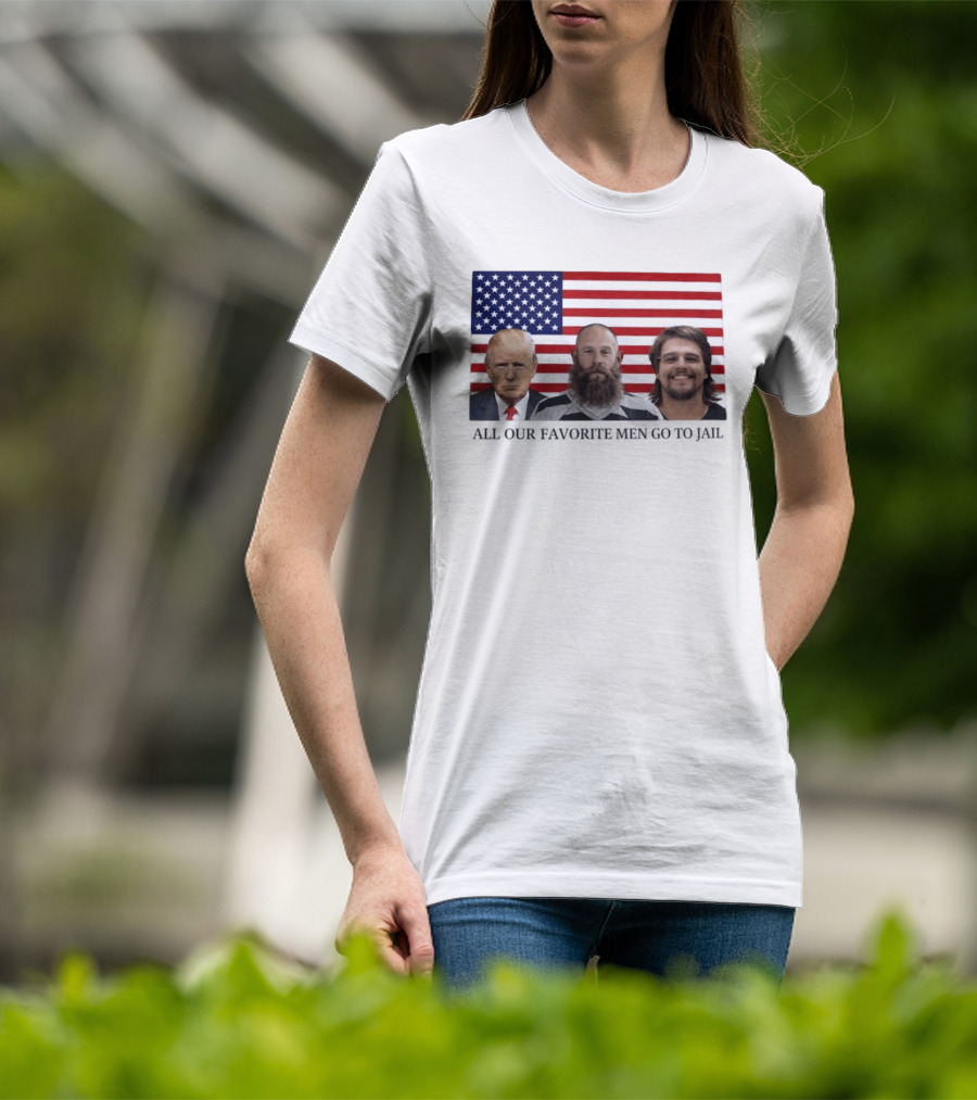 Trump Jeremy Best Kid Rock Favorite Men Jail USA Flag T-Shirt