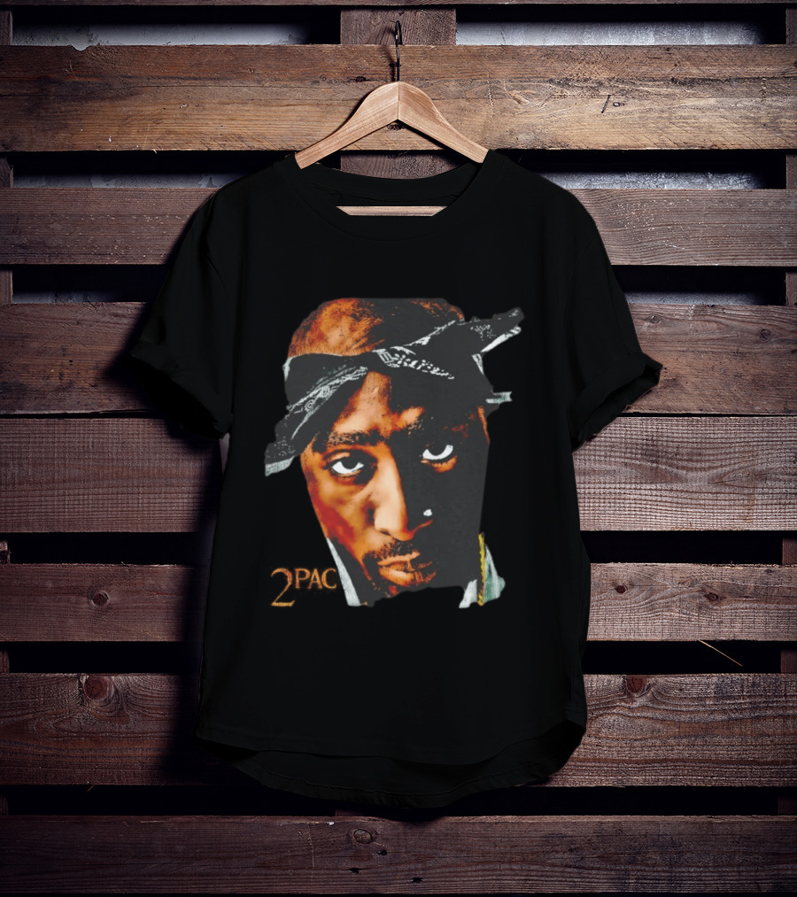 2Pac Bandana Style Face T-Shirt