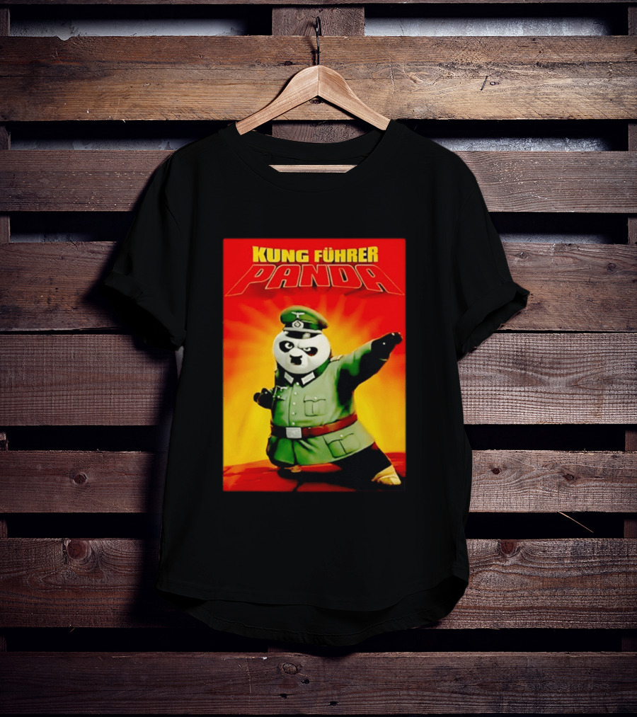 Kung Fuhrer Panda Parody Martial Arts Soldier Pun T-Shirt