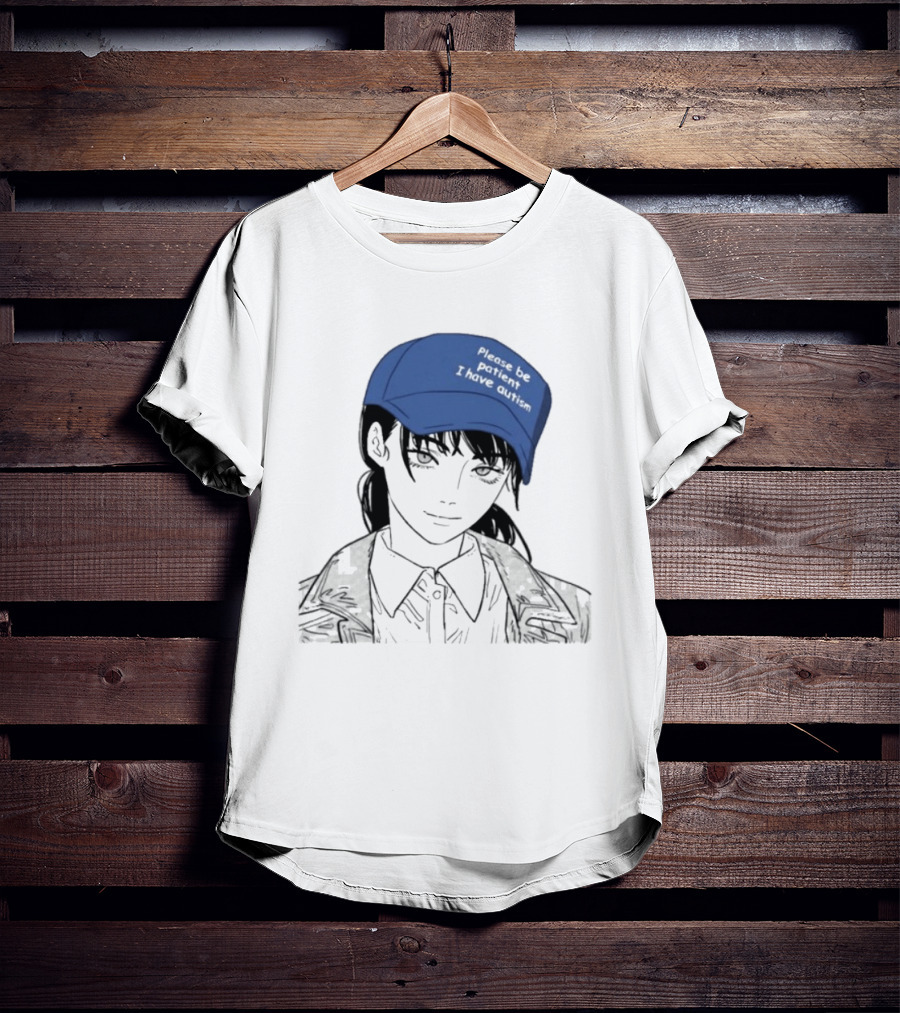 Please Be Patient I Have Autism Manga Chainsaw Girl Hat T-Shirt