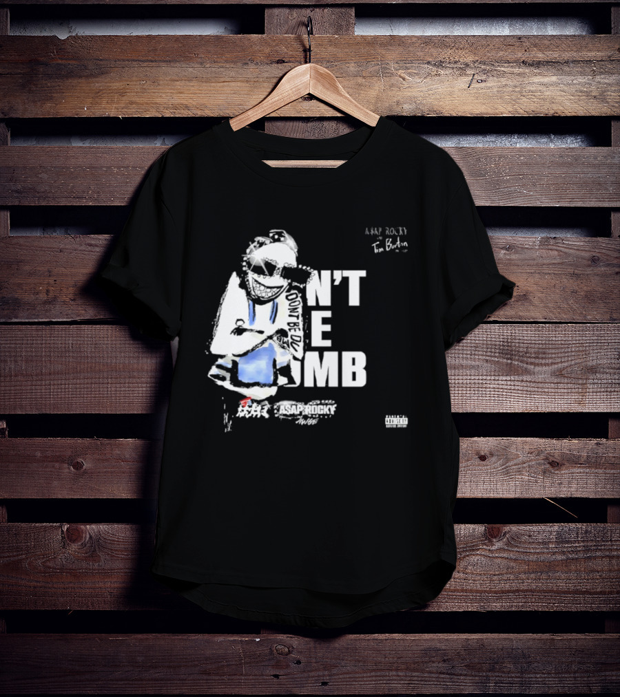 ASAP Rocky X Tim Burton Don't Be Dumb Collaboration T-Shirt