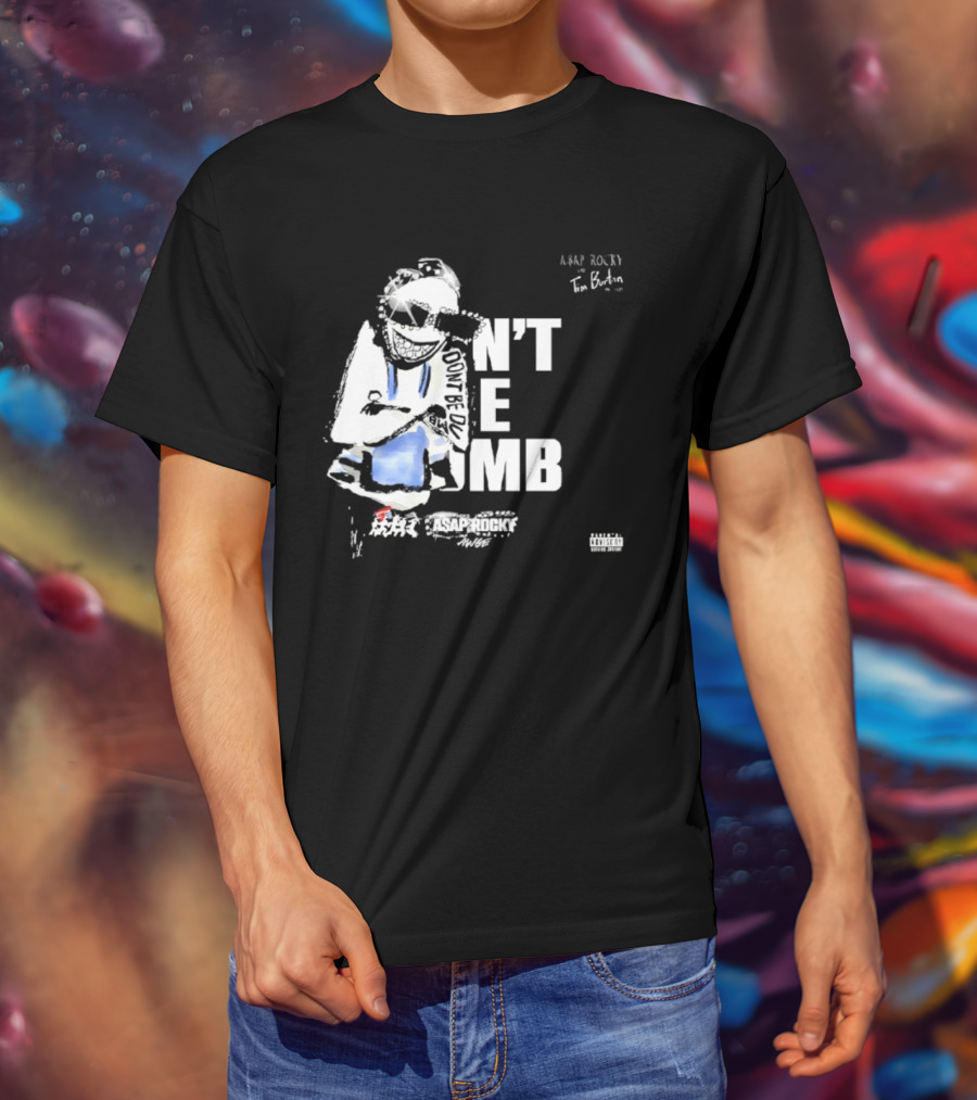 ASAP Rocky X Tim Burton Don't Be Dumb Collaboration T-Shirt