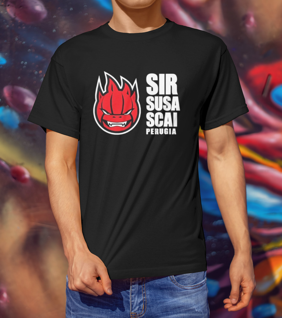 Sir Susa Scai Perugia Fierce Flames T-Shirt