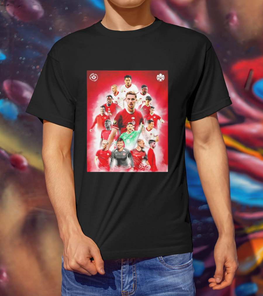 Canada's Team 2026 Men's National Soccer Team Players T-Shirt