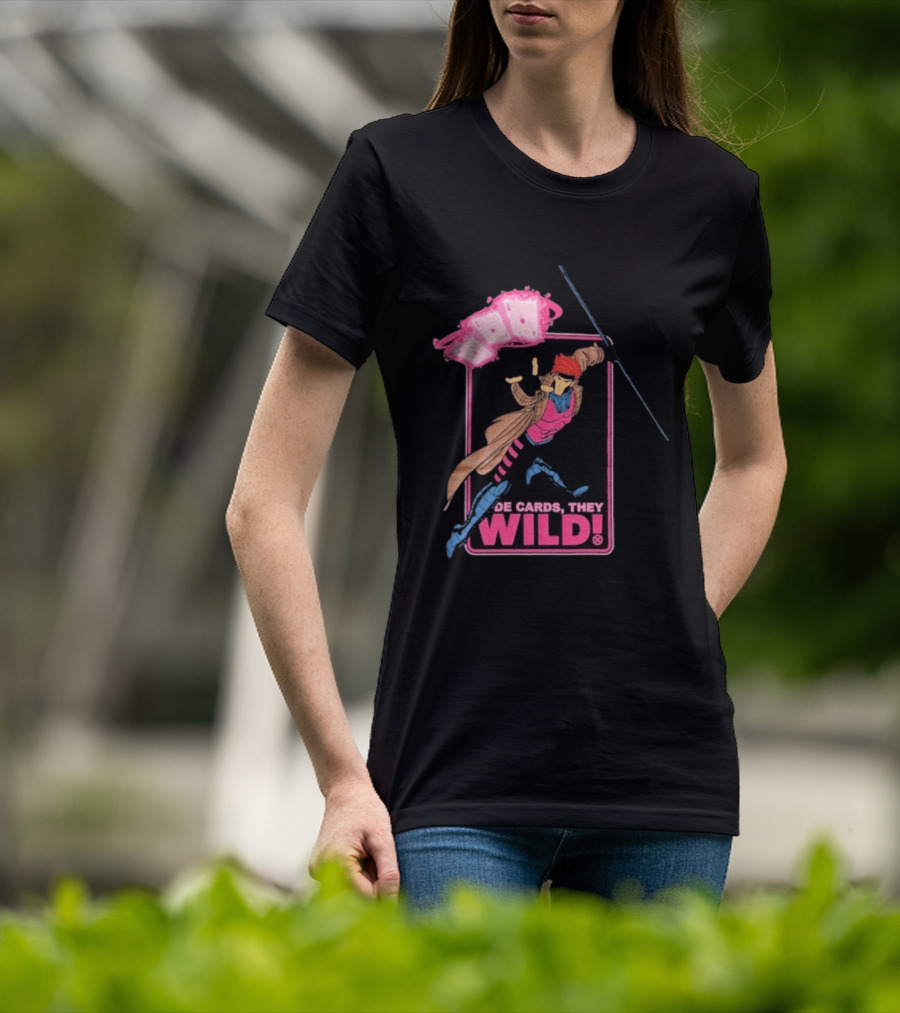 X Men 97 De Cards They Wild Aces Gambit Playing Cards T-Shirt