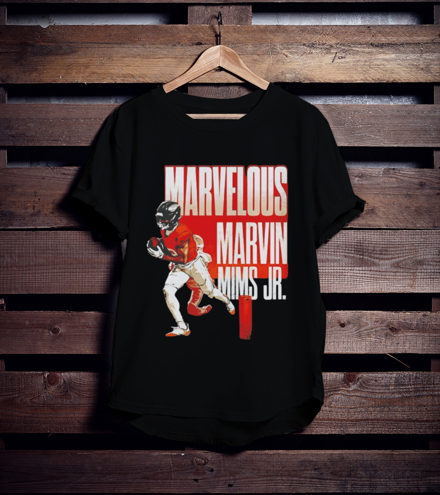 Marvelous Marvin Mims Jr Denver Broncos Football Star T-Shirt