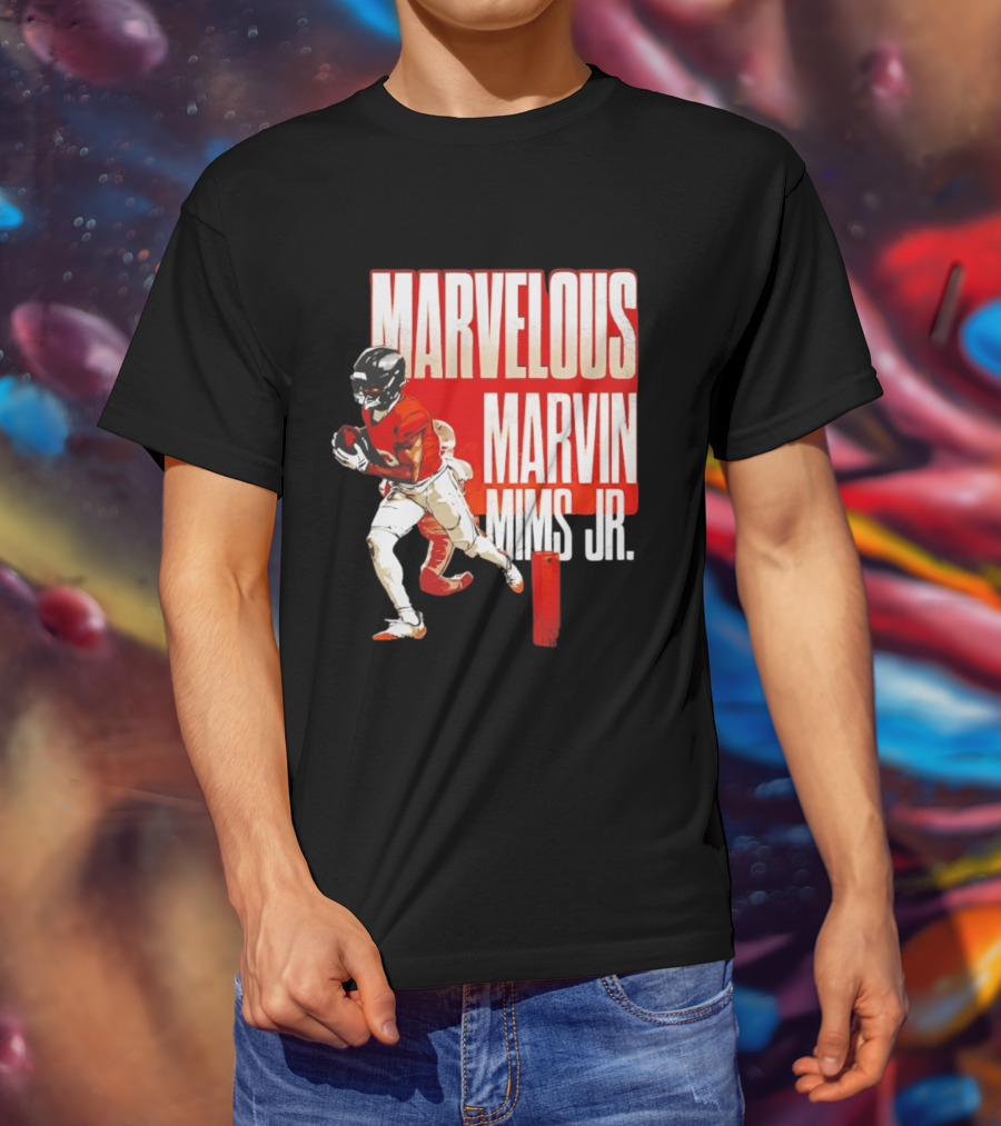 Marvelous Marvin Mims Jr Denver Broncos Football Star T-Shirt