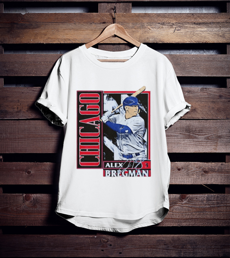 Alex Bregman Chicago Baseball Number 3 T-Shirt