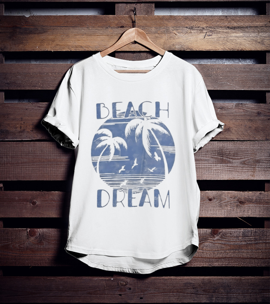 Beach Dream Palm Trees Ocean Vibes T-Shirt
