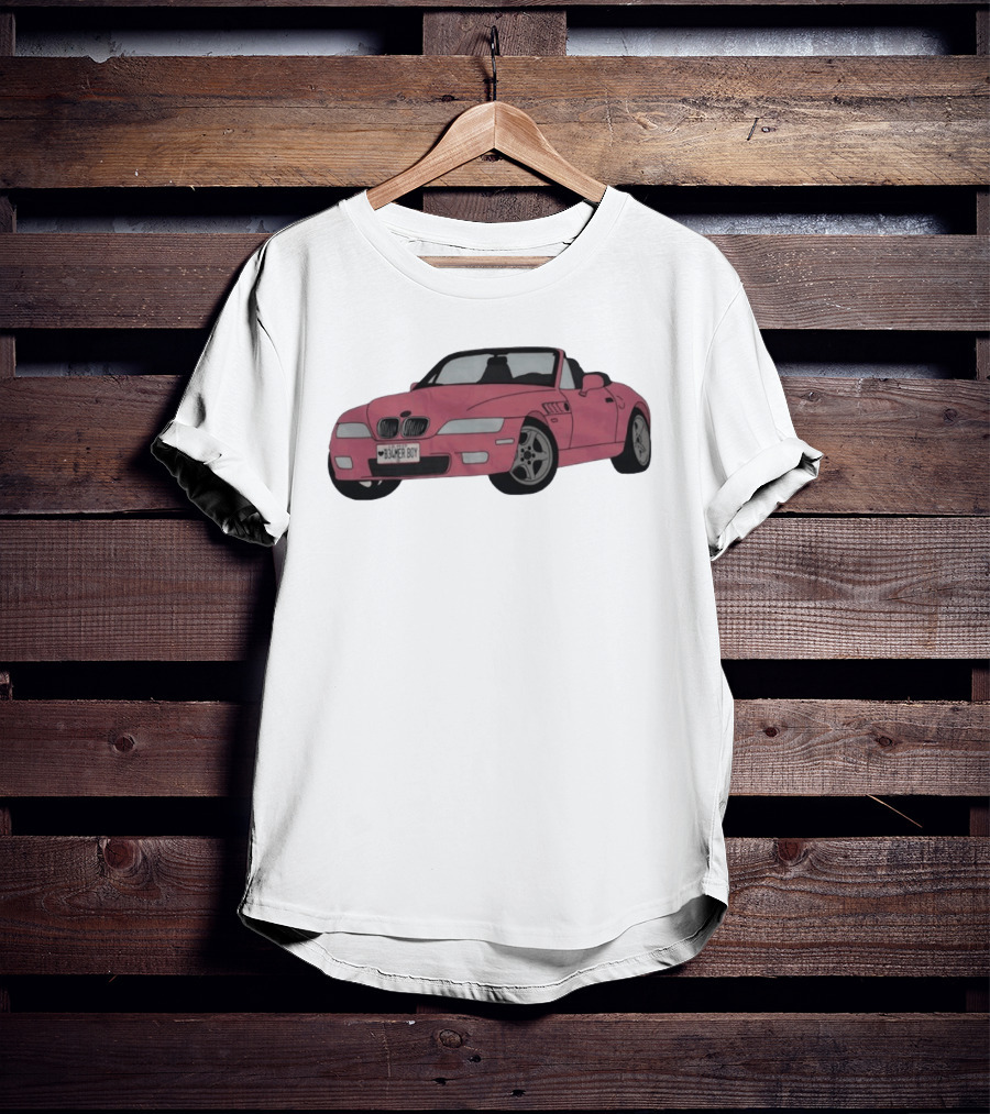 Convertible Pink BMW Z3 B3MER BOY T-Shirt