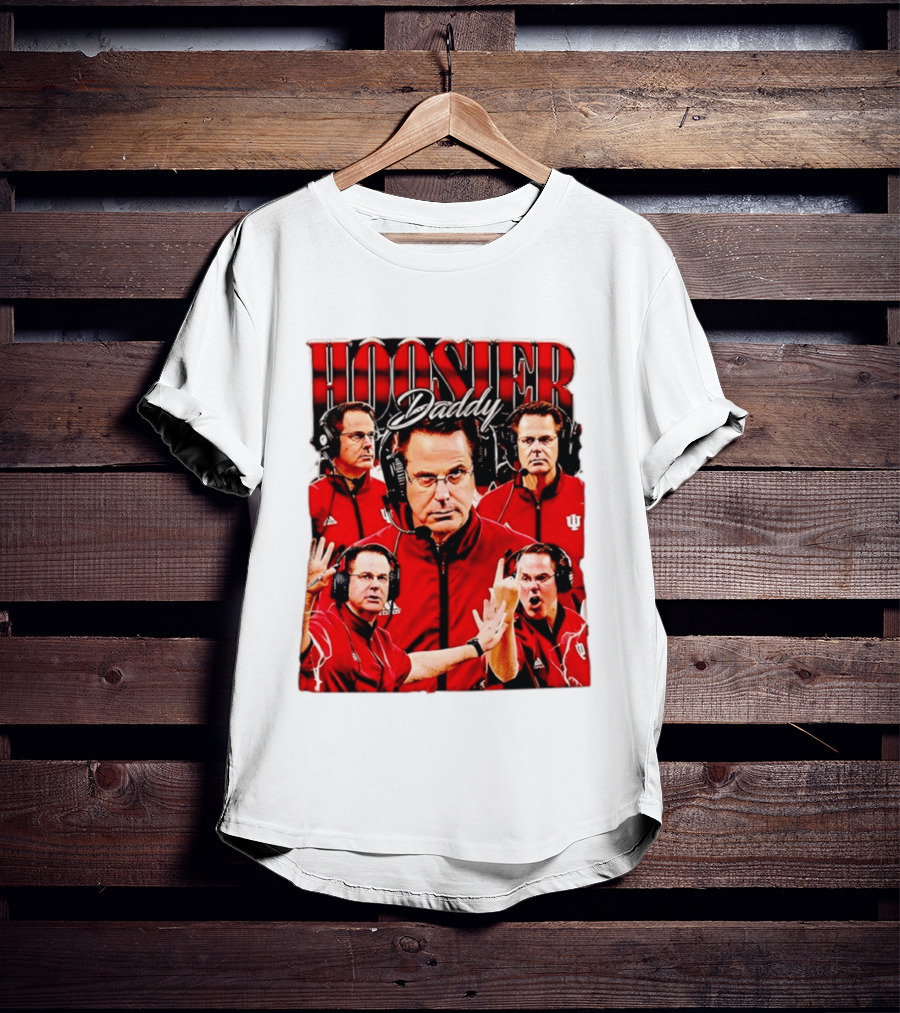 Hoosier Daddy Indiana University Football Coach Iconic Moment T-Shirt