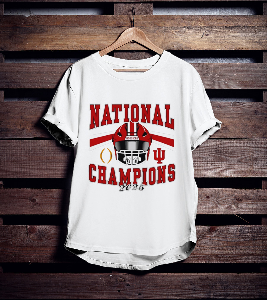 Indiana Hoosiers National Champions 2025 College Football Playoff T-Shirt