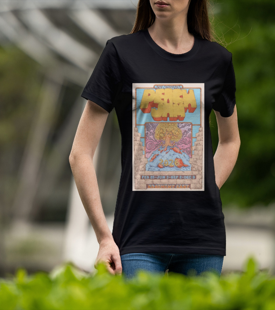 Ben Chapman Peach Jam 2026 Basement East Feb 25 Jun 3 Sep 2 Dec 9 T-Shirt