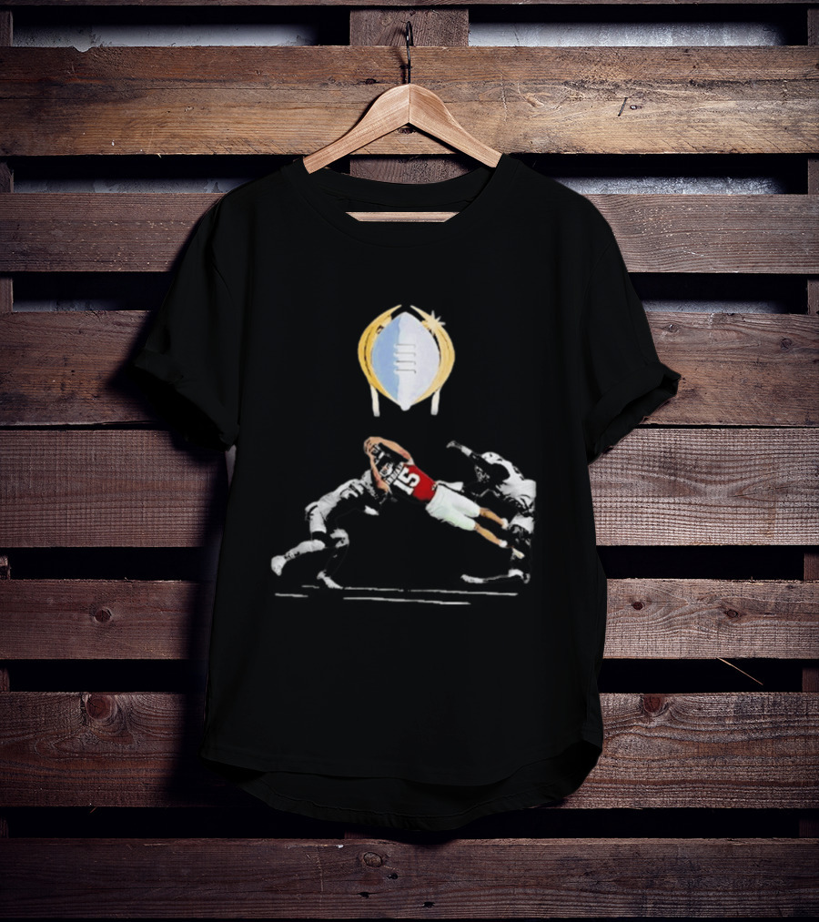 Fernando Mendoza Heisman Moment Football Leap Iconic Play T-Shirt