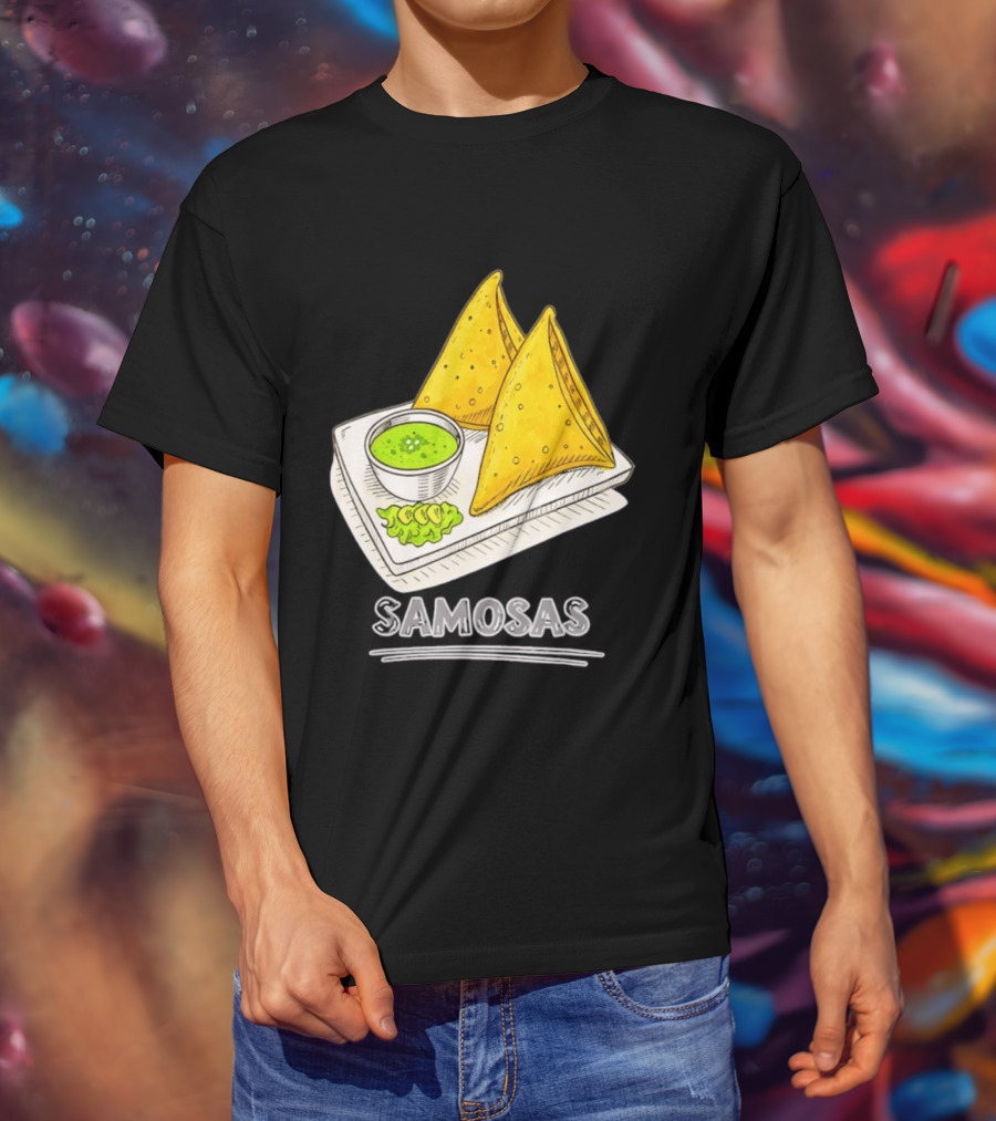 Samosa Lover Indian Snack Foodie Delight T-Shirt
