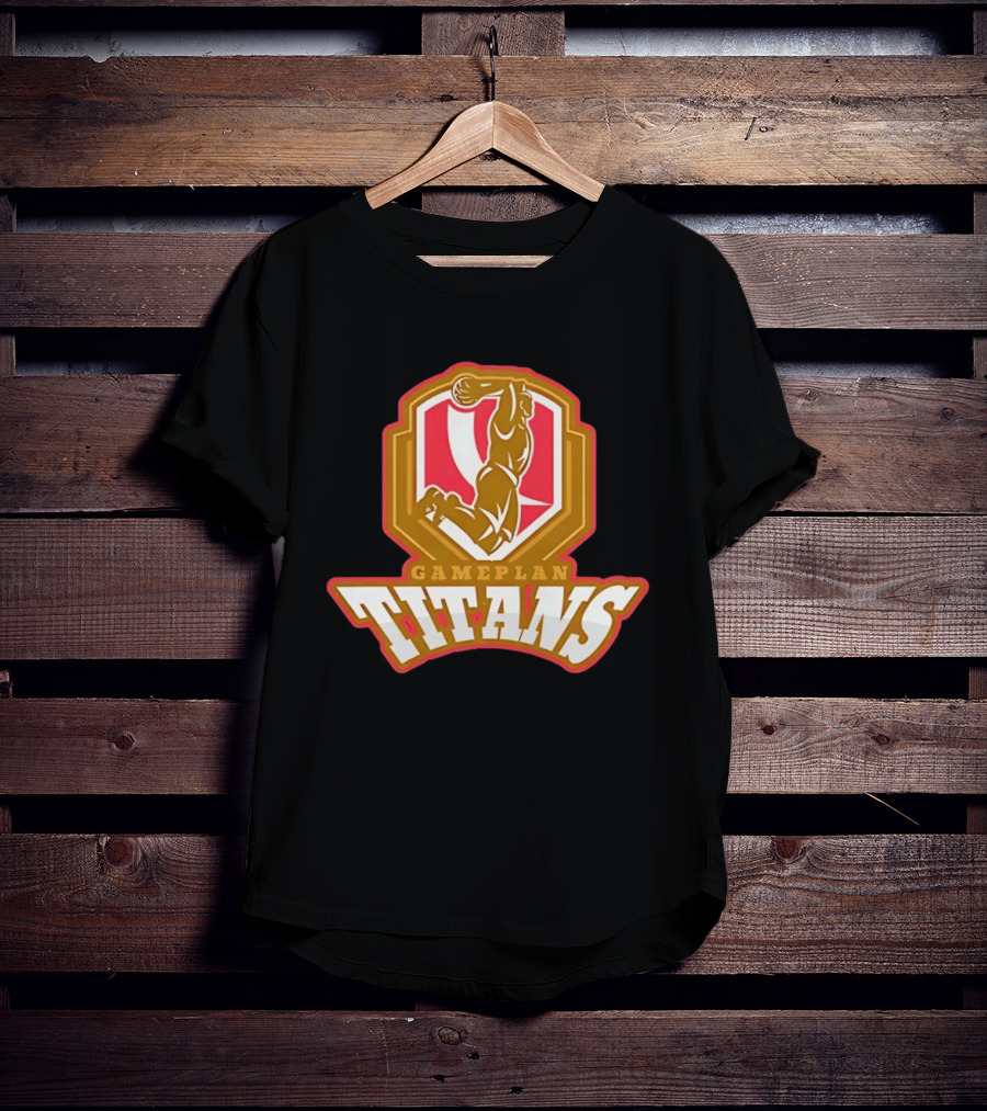 Gameplan Titans Basketball Dunking Player T-Shirt