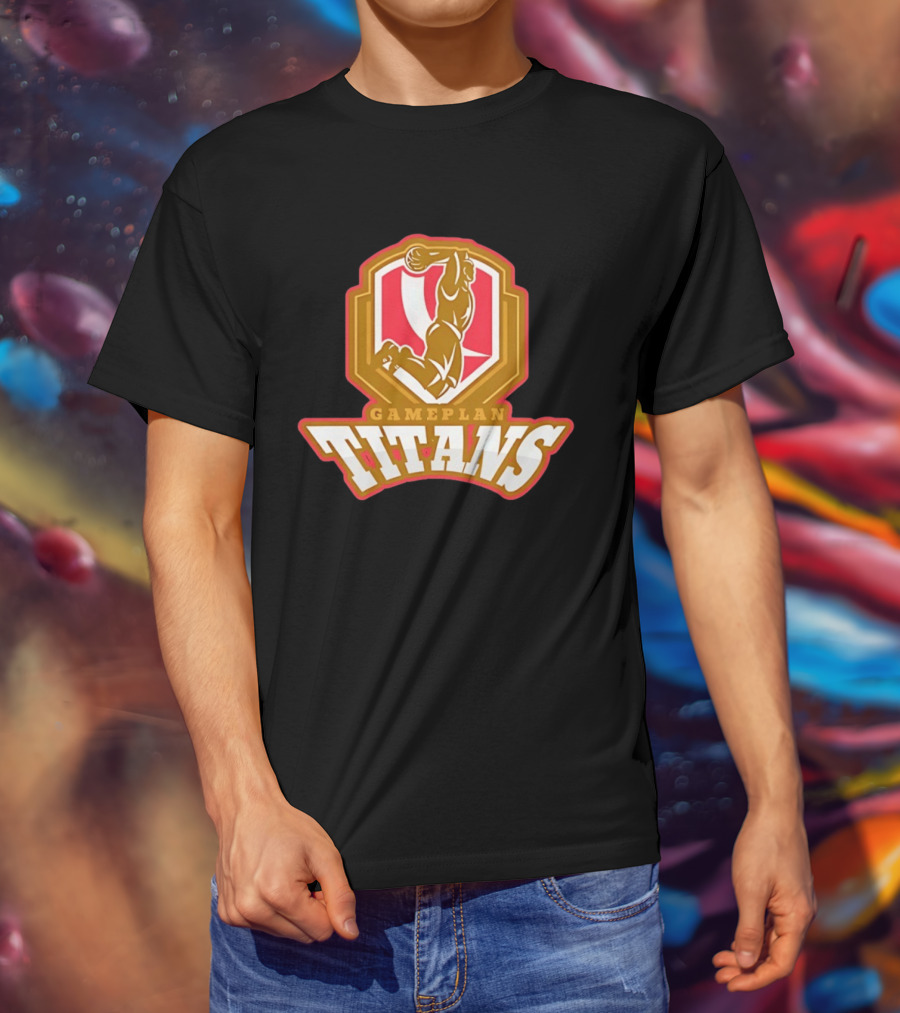 Gameplan Titans Basketball Dunking Player T-Shirt
