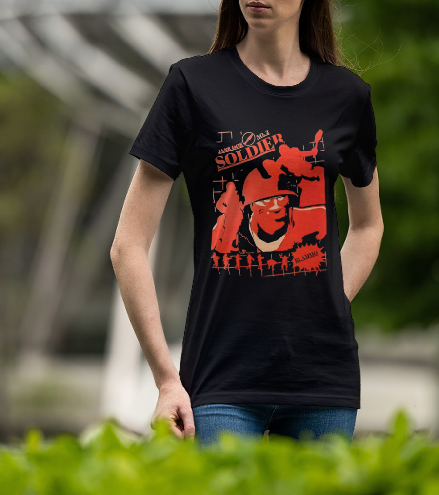 Jane Doe Soldier Team Fortress 2 1968 T-Shirt