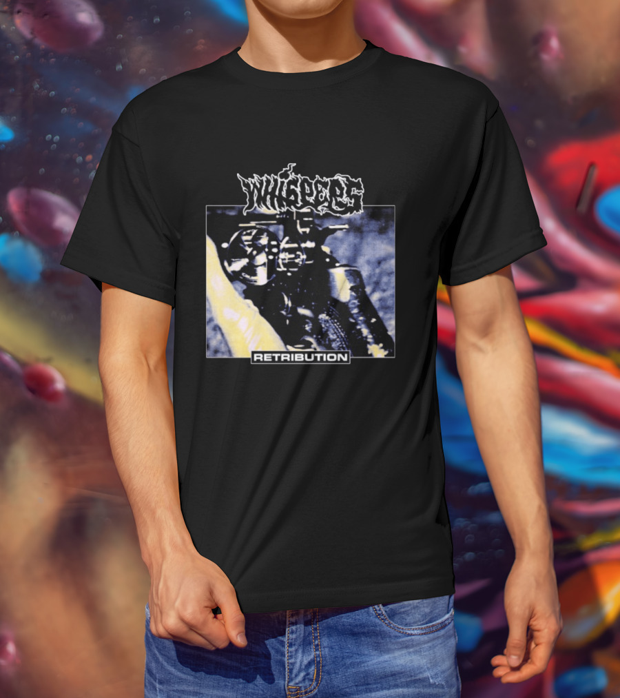 Whispers Retribution Motorcycle Engine T-Shirt