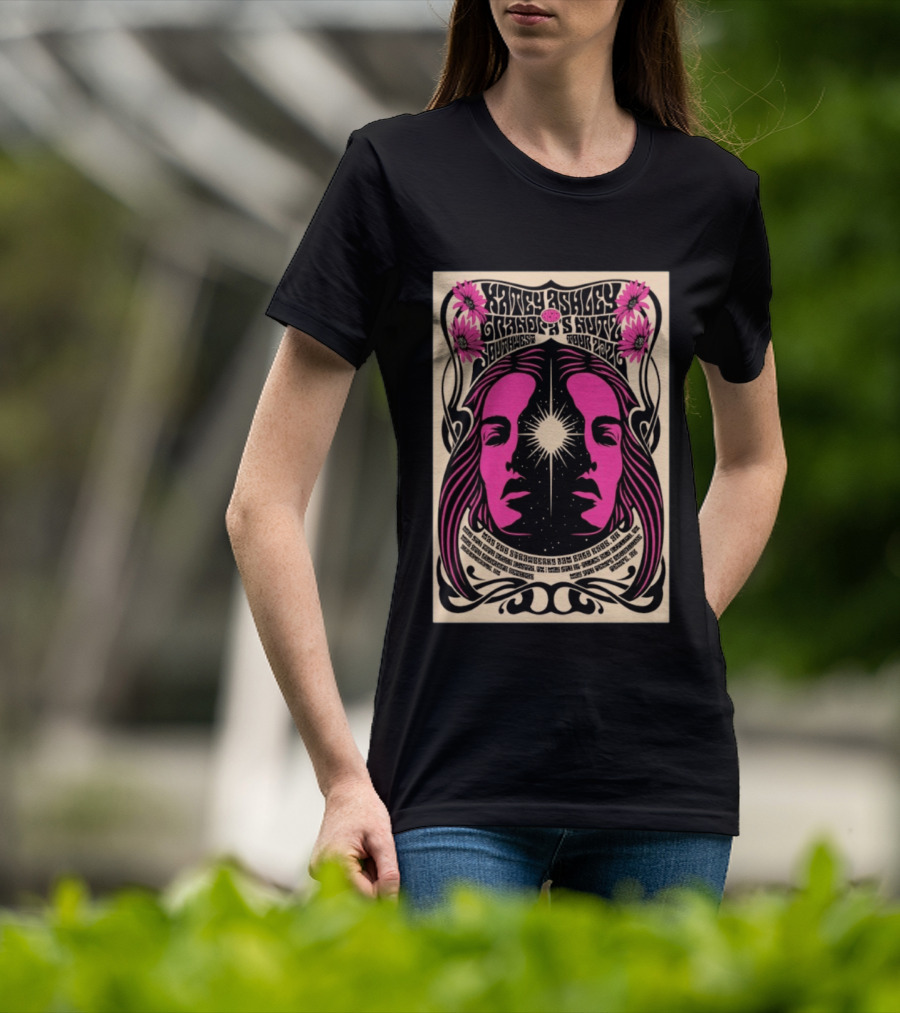 Katey Ashley Trader's Suite Southwest Tour 2026 Psychedelic Sunflower T-Shirt