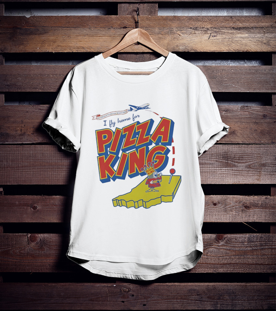 Indiana Traveling Since 1956 I Fly Home For Pizza King T-Shirt