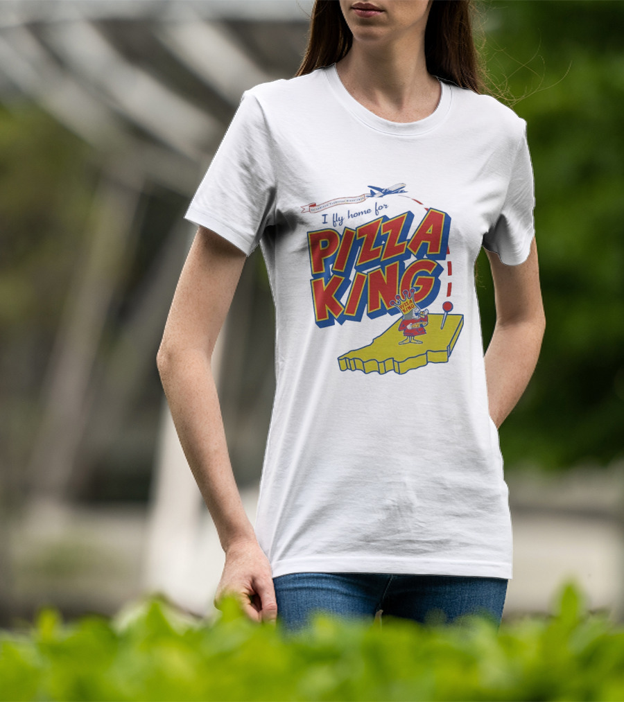Indiana Traveling Since 1956 I Fly Home For Pizza King T-Shirt