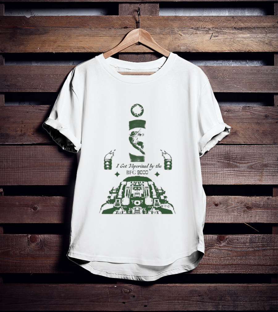 I Got Vaporized By The BFG 9000 Vintage Gaming Reference T-Shirt