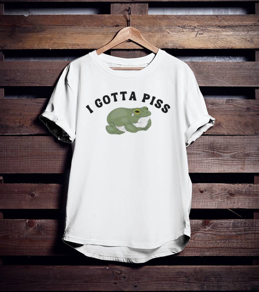 I Gotta Piss Frog Meme Humor T-Shirt