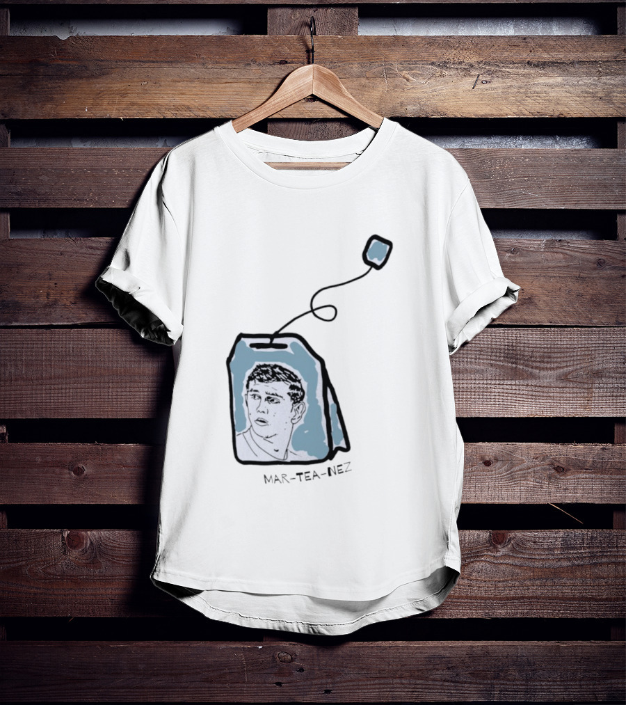 Mar Tea Nez Emiliano Martínez Teabag Cartoon T-Shirt