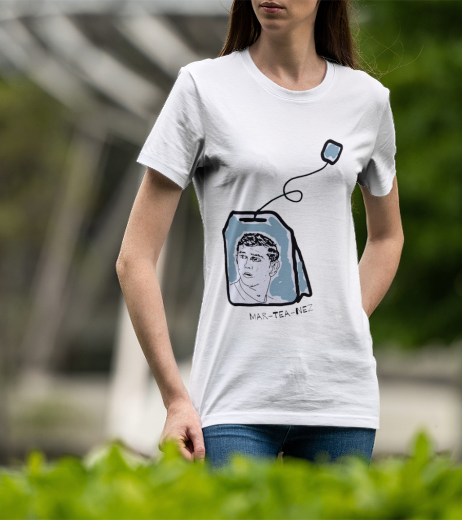 Mar Tea Nez Emiliano Martínez Teabag Cartoon T-Shirt